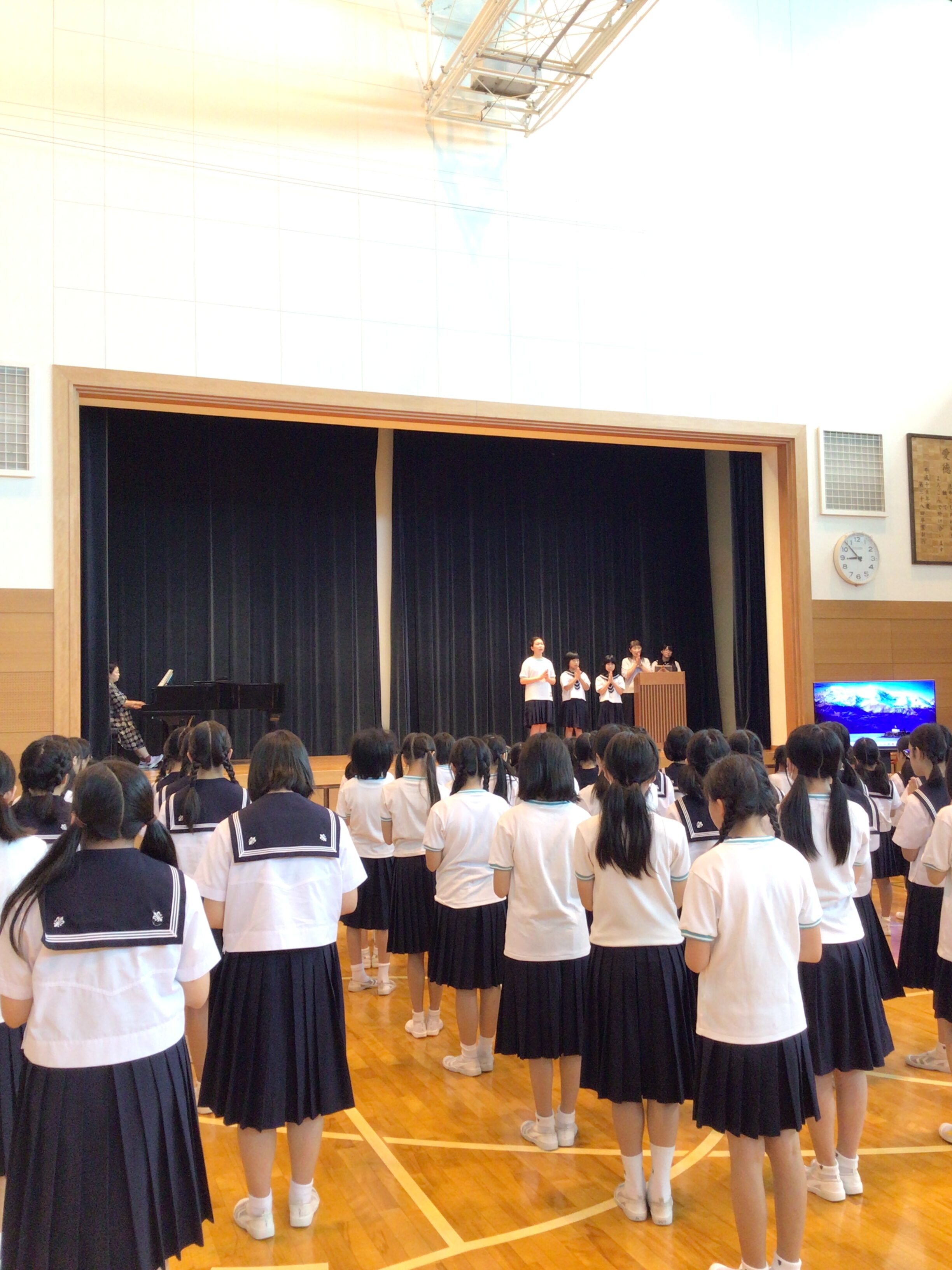 8月25日（火）夏休み明け集会 の投稿